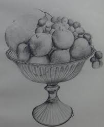 Get started in still life painting with this simple setup. John Sara Pair Of Works Sketch Of A Females Head Still Life Of Fruit In A Bowl Mutualart
