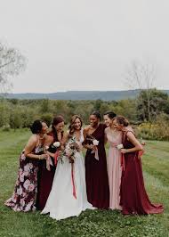 Boho Bridesmaids Dresses For Every Color Palette Bridesmaid Dresses Boho Pink Wedding Dresses Wedding Bridesmaid Dresses