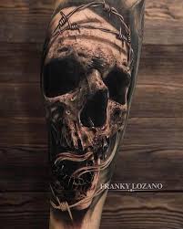 Black And White Realistic Sugar Skull Tattoo Pin On Prof Mortimer Aufderhar Dds