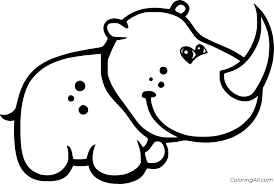 Select from 36976 printable coloring pages of cartoons, animals, nature, bible and many more. Rhino Coloring Pages Coloringall