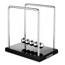 Newtons Cradle 5 Pendulum Balls Big Newtons Cradle Balance Metal Balls For Office Toys Physics Toys Teacher Toy Pendulum Balls Newton S Cradle Office Toys