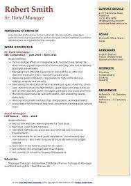 A **general manager** handles any number of responsibilities within an organization. Hotel Manager Resume Samples Qwikresume