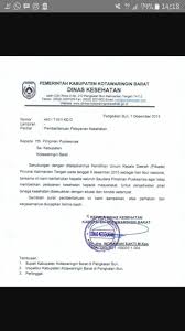 Beredar surat kementrian kesehatan ri beberapa rumah sakit. Contoh Surat Dinas Kesehatan Ilmusosial Id