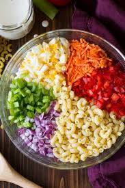 Easy macaroni salad boil water, add macaroni, cook until done, drain. Classic Macaroni Salad Easy Go To Side Dish Cooking Classy