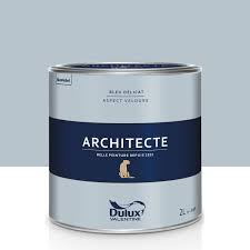 Peinture Bleu Delicat Velours Dulux Valentine Architecte 2 L Peinture Bleu Peinture Rose Poudre Dulux Valentine