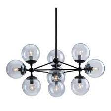 Shop our range of ceiling lights here at castlegate lights for the perfect addition to your home. Zuo Belfast 10 Light Black Pendant With Glass Shade 56065 The Home Depot Ceiling Lamp Black Metal Ceiling Lamp Ceiling Lamp
