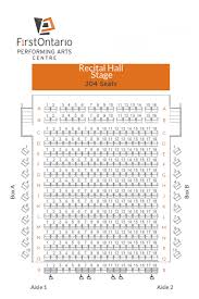 View Seat Maps For All Venues At The Firstontario Performing