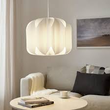 Mojna Pendant Lamp Shade Textile White Ikea In 2020 Pendant Lamp Shade Lamp Shade Pendant Lamp