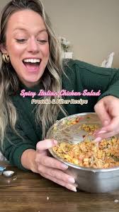 Delicious Spicy Italian Chicken Salad Recipe