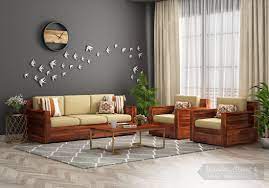 Buy wooden sofas online & shop latest wooden sofa designs⭐simple wooden sofa set designs⭐living room wooden pick a modern wooden sofa set for your spacious living room. Buy Marriott Wooden Sofa Set Honey Finish Online In India Wooden Street