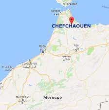 Chefchaouen Map Mylifesamovie Com Marokko