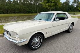 Image result for Wimbledon White 1964 Mustang
