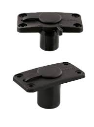 Now you can mark where the mounting hardware will be installed. Scotty Flush Deck Mount Marine General Scotty Rod Holders