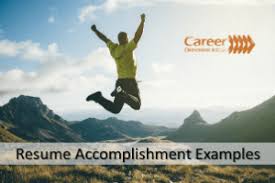 20+ resume accomplishment examples