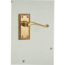 Both levers are locked or unlocked by push button inside. Door Handles Door Handles Knobs Wickes Co Uk