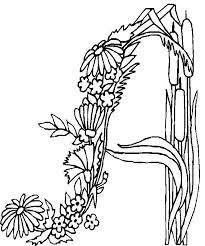 Actually, it is a set of letters that are written and arranged in a customary order. Alphabet Flowers Coloring Pages Coloring Home