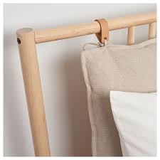 Bjorksnas Bed Frame Birch Leirsund Ikea Bed Frame Ikea Neutral Bedding