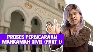 Pada hari perbicaraan…• semak kes dengan pembantu mahkamah• semak kehadiran semua saksi• pastikan anak guam dan semua saksi bersedia• berikan sepenuh tumpuan dan perhatian kepada perbicaraan• perlu peka dan berfikiran kritis. Proses Perbicaraan Mahkamah Sivil Part 1 Youtube