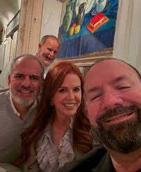 Noche de domingo; fue un placer cenar y hablar de todo un poco con el  famoso trío MIDACHI, (Dady, Miguel y el Chino), que vinieron a Los Angeles  para grabar un especial