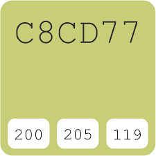 Cil Limelight C8cd77 Hex Color Code Schemes Paints
