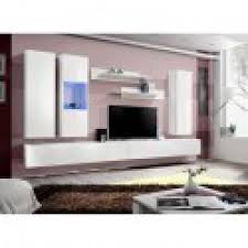 Meuble de 100 cm en mdf imprime laque noir. Meuble Suspendu Salon Rue Du Commerce