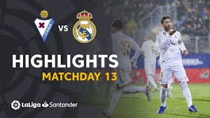 Чемпионат испании 2019/20, примера, второй круг. Highlights Sd Eibar Vs Real Madrid 0 4 Youtube