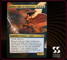 Bruna Light Of Alabaster 2013 Strata Strike Magic The Gathering Mtg Alter Www Stratastrike Com Mtg Alters Altered Art