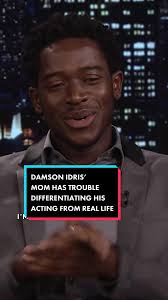 #DamsonIdris’ mom has trouble differentiating his acting from real life 🤣  #FallonTonight