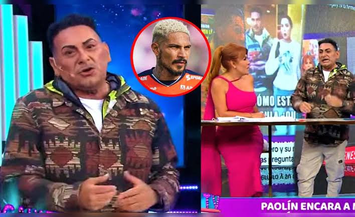 Carlos Álvarez reaparece en set de 'Magaly TV' con 'Paolin lin lin' y  revela curioso detalle de Paolo Guerrero