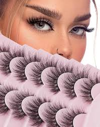 Jiocolor False Eyelashes Fluffy Lashes 15mm Dramatic Long Eyelashes Wispy  Natural Look Lashes Soft Faux Mink Eyelashes 3D 6D Lashes 7 Pairs Lashes  Fake lashes Pack: Buy Online at Best Price in