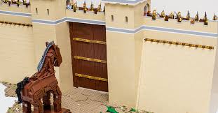'archaeological evidence shows that troy was. Don T Look A Gift Horse In The Mouth Unless It S A Trojan Horse The Brothers Brick The Brothers Brick
