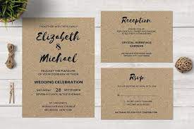 Kraft Paper Wedding Invitation Kraft Paper Wedding Invitation Kraft Paper Wedding Wedding Invitations