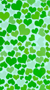 Choose from a curated selection of green wallpapers for your mobile and desktop screens. Green Hearts Wallpaper Discovered By Amyjames