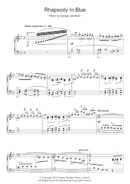 Rhapsody In Blue Gershwin Imslp