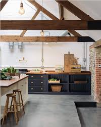 Concrete flooring can be created from an existing slab or newly poured material. Rustic Kitchen With Concrete Floors Novocom Top