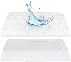 Amazon Com Pack N Play Mattress Pad Cover 100 Waterproof 27 X 39 Soft Fitted Baby Portable Mini Cribs In 2020 Pack N Play Mattress Mini Crib Mattress Pad Cover