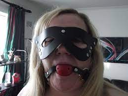 Lorraine in mask and ball gag | Mark Mackintosh | Flickr