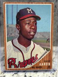 1968 Topps Game Card Inserts #4 Hank Aaron Graded By Beckett Very Good or  Better 7