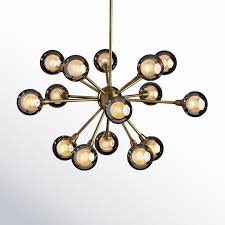 Lorraine 15 Light Metal Dimmable Sputnik Chandelier