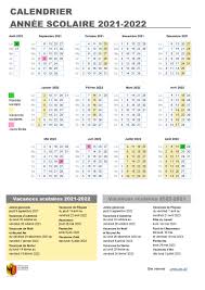 Looking for semainier planning de semaine en pdf imprimable gratuitement? Vacances Scolaires 2021 2022 Ge Ch