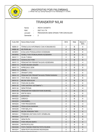 Maybe you would like to learn more about one of these? Transkrip Nilai