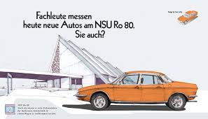 Outre une ligne aérodynamique innovante pour l'époque, elle se singularise par le moteur comotor qui est un moteur à pistons rotatifs wankel. Nsu Ro80 Trop Originale Pour Reussir