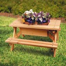 Pin By Nancy Richter On Planter Woodcraft Patterns Planter Table Picnic Table Yard Art