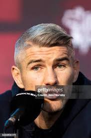 Frankie Stringer speaks to the media during a press conference at New...  News Photo