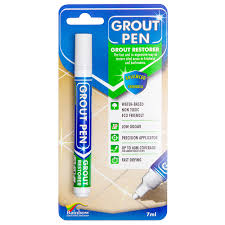 Blogger natalie lockwood of the little mill house spruced up the dark grout in her bathroom with the help of a handy grout pen. Grout Pen White Revives Restores Tile Grout 5mm Nib Buy Online In Burkina Faso At Burkinafaso Desertcart Com Productid 47948140