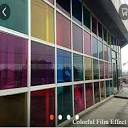 Decorative Transparent Colored Window Tint Film for Building ...
