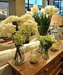 Ideas For Flower Arrangements Dried Fake In Vases For Above The Kitchen Cabinets Spring Decor Fake Flowers Decor