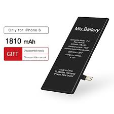 Tested for performance √us fast shipping√best seller√. Buy Iphone 6 Battery Iphone Battery 6 Replacement Li Ion Battery With Repair Replacement Kit For Iphone 6 4 7inch 3 82v 1810 Mah By Mis Battery Online In Kuwait B078n7vhry