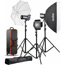 Godox Qt600ii 3 Light Studio Flash Kit Qt600ii D 1 B H Photo