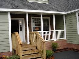 Using a tape measure make a pencil mark in the center of each. Wood Front Porch Railing Ideas Novocom Top